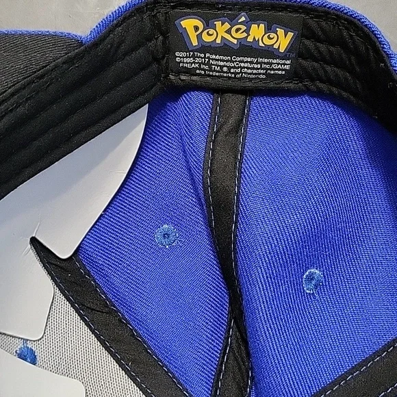 Blue Pikachu Baseball Snapback Cap - Picture 3 of 4